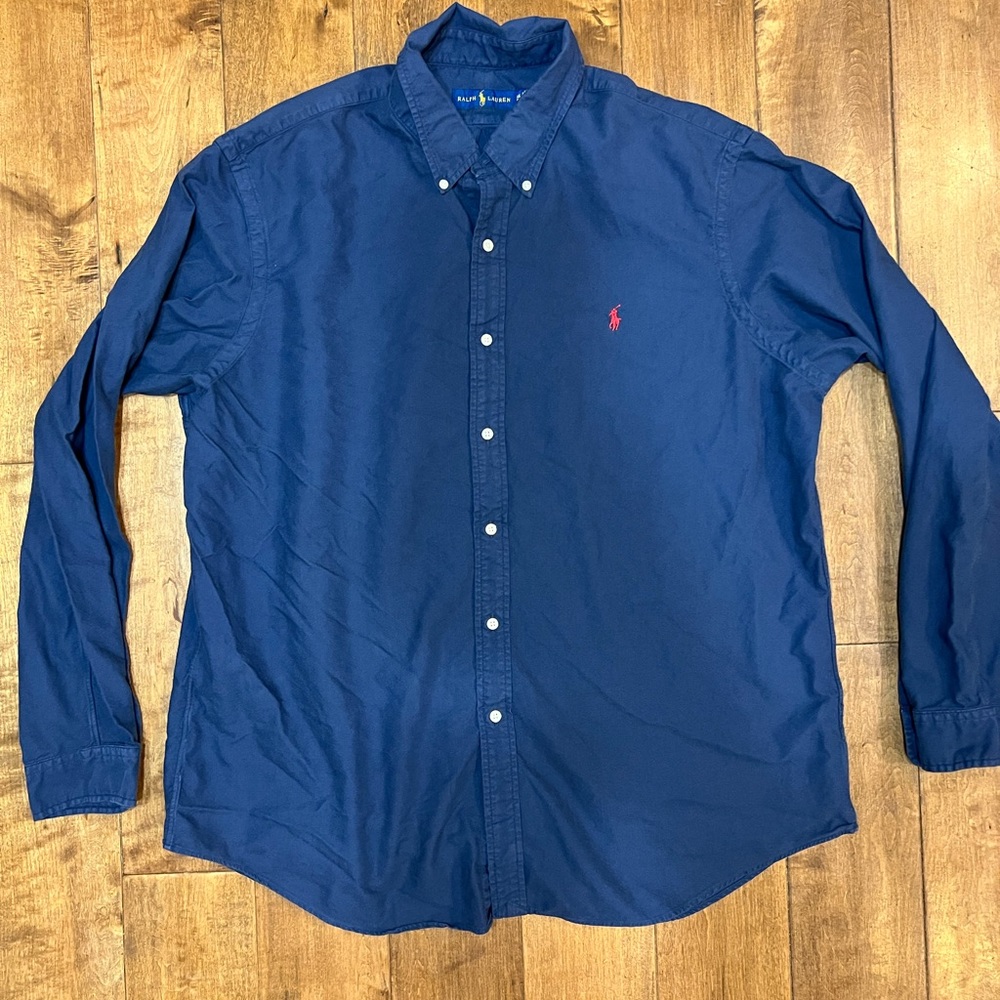 Ralph Lauren Long Sleeve Button Down Shirt - XXL